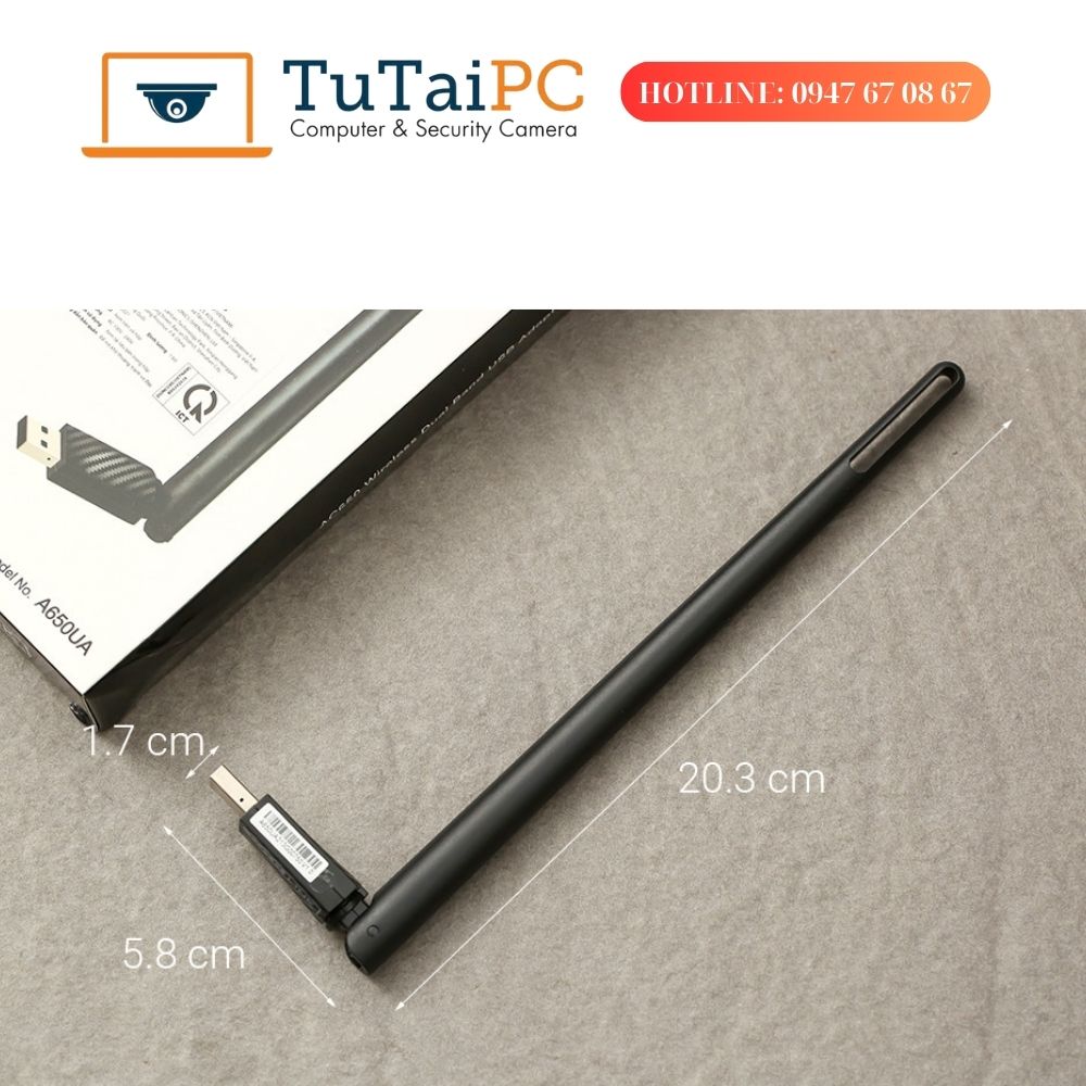 A650UA - USB Wi-Fi băng tần kép AC650 (4)