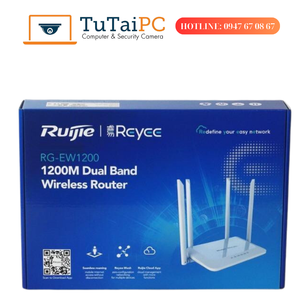 BỘ PHÁT WIFI RUIJIE  RG-EW1200TTC