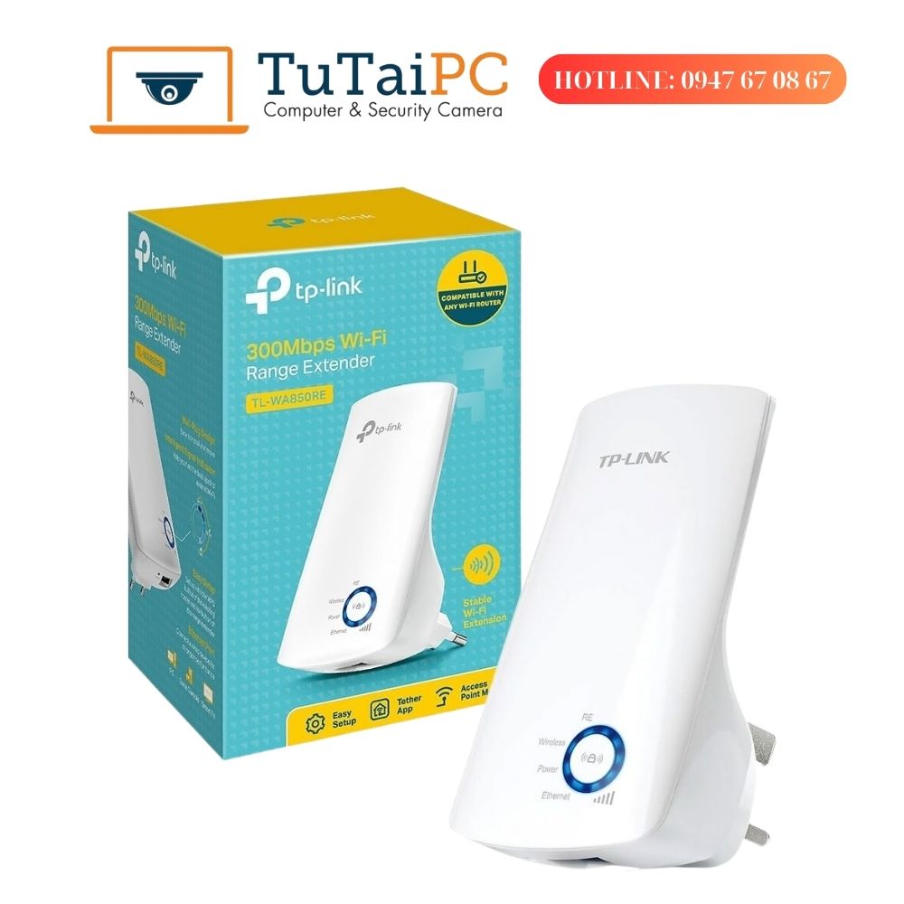 Bộ mở rộng sóng Wi-Fi TP Link TL-WA850RETTC