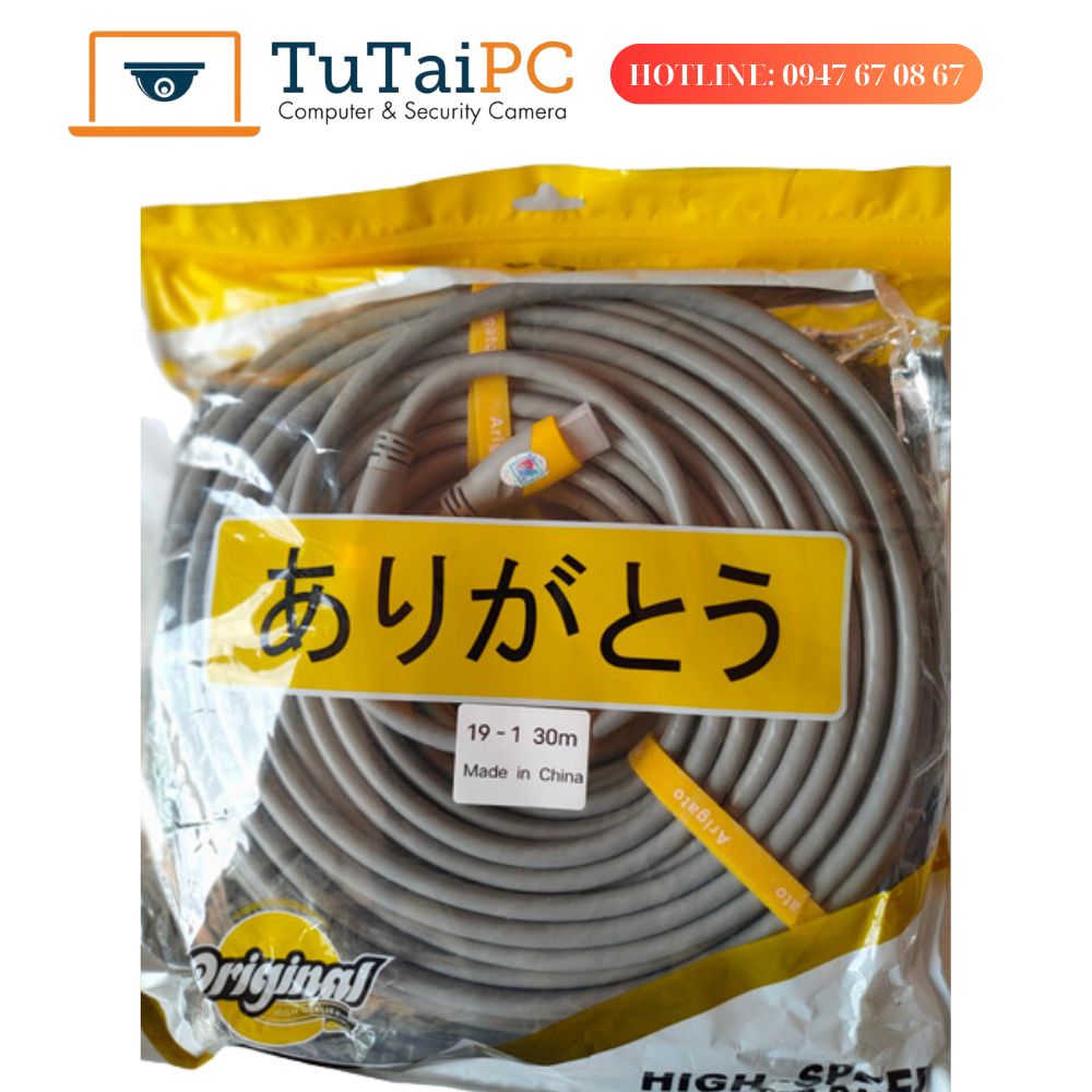 Cáp HDMI 30m 4K Arigato Xịn