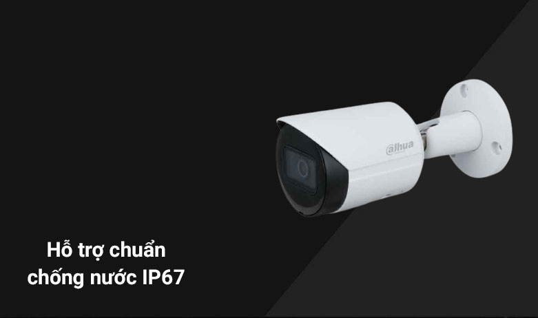Camera IP Dahua HFW2230SP-S-S2 | Hỗ trợ chuẩn chống nước