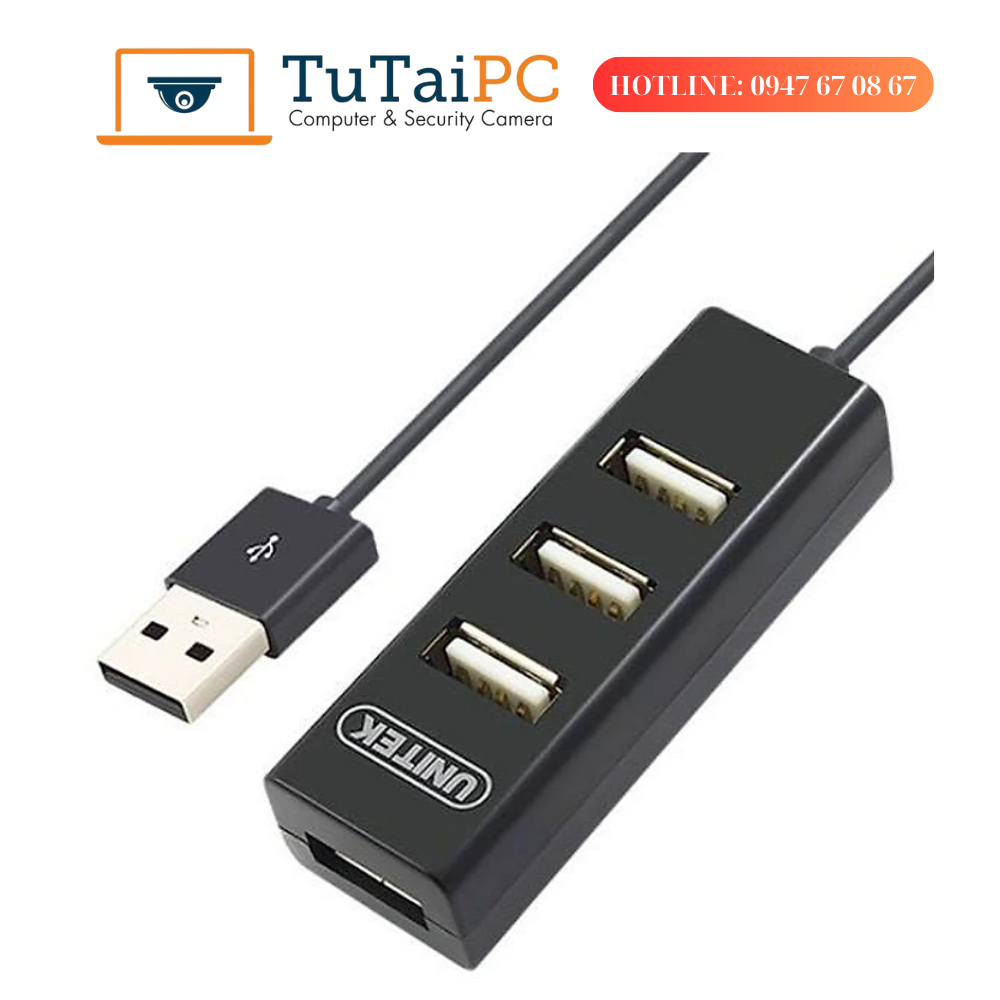 Bộ chia/Hub USB 2.0 4 Port Unitek Y-2146TTC